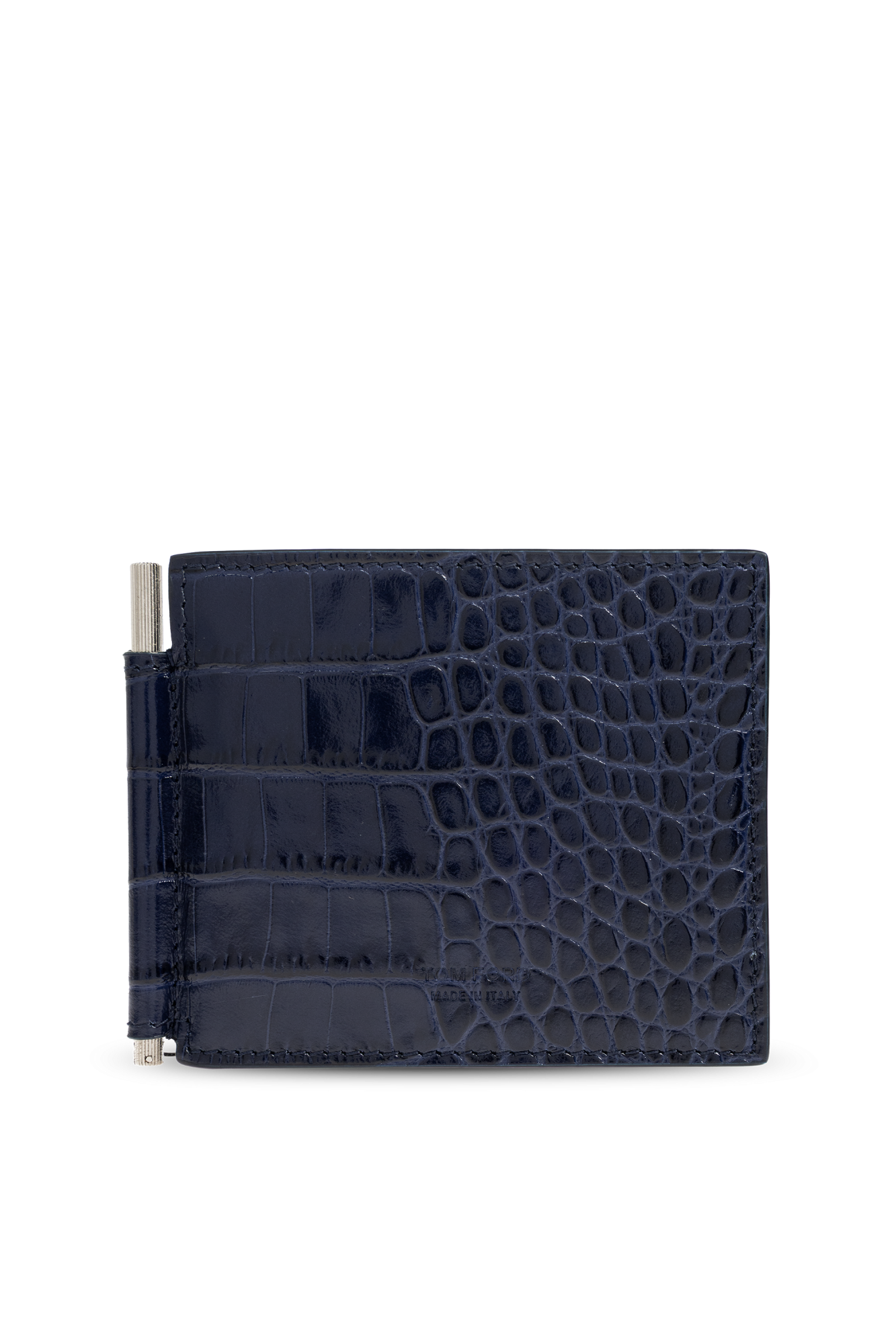 Navy blue folding leather wallet Tom Ford - Vitkac Northern Ireland